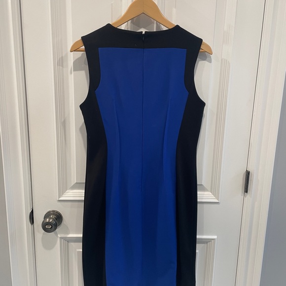 Calvin Klein Fitted Sheath Sleeveless with Stretch Dress - Picture 4 of 9